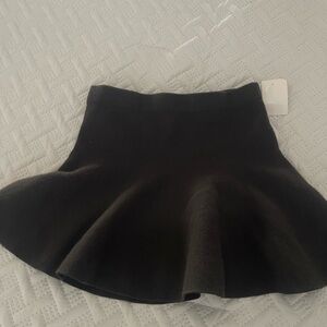 Zara green Skater Skirt